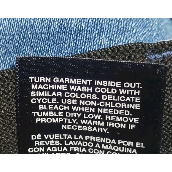 Curve Appeal Skinny Jeans Women's 8/29 Blue High Rise Elastic Waist Stretch EUC - Picture 4 of 14